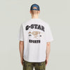 G-Star Raw Mens Running Dog Back Gr Boxy T-Shirt White