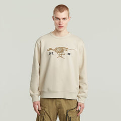 G-Star Mens Whitebait Running Dog Sweatshirt