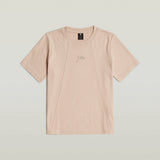 G-Star Raw Womens Script T-Shirt In Light Pink