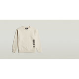 G-Star Raw White Sprayed 89 Gr Loose R Sweater