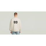 G-Star Raw White Sprayed 89 Gr Loose R Sweater