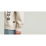 G-Star Raw White Sprayed 89 Gr Loose R Sweater