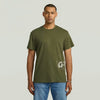 G-Star Raw Mens Sprayed Gt R T-Shirt Shadow Olive