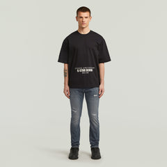 G-Star Raw Mens Studio AMS Boxy T-Shirt In Black