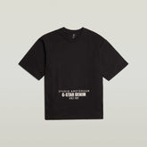 G-Star Raw Mens Studio AMS Boxy T-Shirt In Black