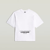 G-Star Raw Mens Studio AMS Boxy T-Shirt In White
