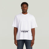 G-Star Raw Mens Studio AMS Boxy T-Shirt In White