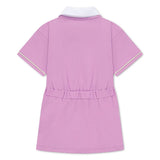 Nike Girls Tennis Lifestyle Short Sleeves Dress In Light Magenta