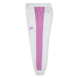 Nike Girls Color Blocked 2 Pcs Crew Sweatshirts & Joggers Set In Birch Heather