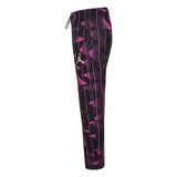 Jordan Girls Essentials AOP Fleece Pant In Black/Pink