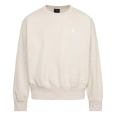 Jordan Girls French Terry Crew Sweatshirt In Legend Light Brown