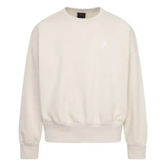 Jordan Girls French Terry Crew Sweatshirt In Legend Light Brown