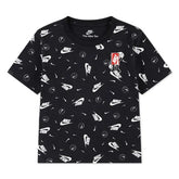 Nike Boys AOP Boxy B T- shirt In Black