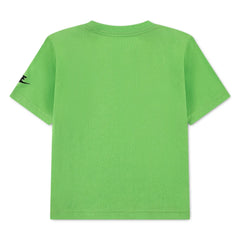 Nike Boys Victory Lap Short Sleeves Jersey T-Shirts In Mean Green