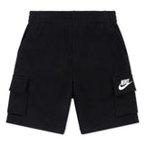 Nike Boys Lbr Cargo Short In Black