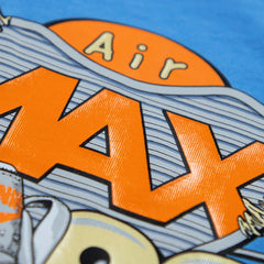 Nike Boys Air Max Sneaker Tee T-Shit In University Blue