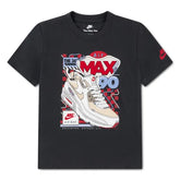 Nike Boys Air Max Sneaker Tee T-Shit In Dark Grey
