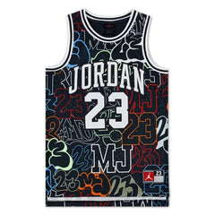 Jordan Boys 23 Aop Jersey Black