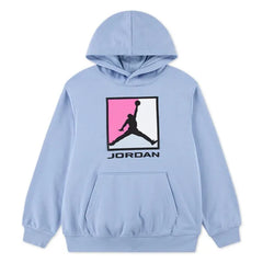 Jordan French Terry Baseline Baseline Pull Over Hoodie In Cobalt Bliss