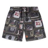 Jordan Boys Brooklyn Aop Shorts In Black Multi