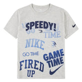 Nike Boys Speedy Grey T-shirt In Grey