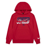 Nike Boys Speed Of Light Hoodie In Red