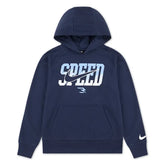 Nike Boys Speed Of Light Hoodie In Navy