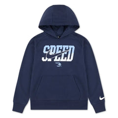 Nike Boys Speed Of Light Hoodie In Navy