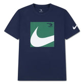 Nike Boys Boxed Swoosh T-Shirt In Navy