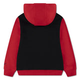 Nike Boys Vintage French Terry Hoodie In Black And Red