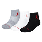 Nike Jordan Boys Jumpman Quater Socks In Grey Heather