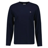 Gant 2004049 Reg Shield Ls T-Shirt Navy