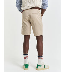 Gant Mens Slim Sports Shorts In Sand