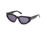 Gant Sunglasses Womens In Shiny Black Smoke GA00021-5501A
