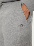 Gant Mens Regular Shield Sweatpants In Grey