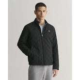 Gant Mens Quilted Windcheater Jacket In Black