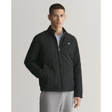 Gant Mens Quilted Windcheater Jacket In Black
