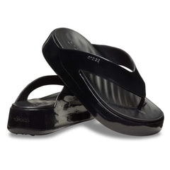 Crocs Womens Getaway Platform Shoes In Black