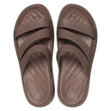 Crocs Womens Getaway Strappy Sandal In Brown