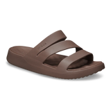 Crocs Womens Getaway Strappy Sandal In Brown