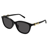 Gucci Asian Fit Cat-Eye Womens Sunglasses In Black