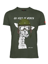 Sniper Giraffe T-Shirts For Men In Olive