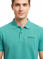 Ben Sherman Mens Golfer In Aqua