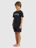 Quiksilver Boys Gradient Line T-Shirt In Navy