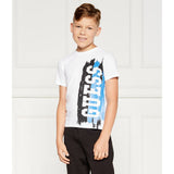 Guess Boys 7B T-Shirt In White Multi