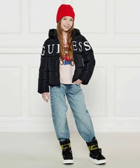 Guess Kids 7G Hooded Ls Puffer Black