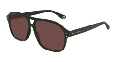 Gucci Sunglass Man Green Red Gg0475S-004