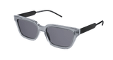 Gucci Sunglass Man Grey Black Smoke GG0975S-001