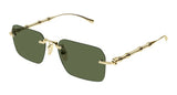 Gucci Gg2154S-003 56 Mens Sunglasses In Gold