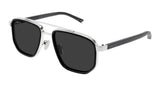 Gucci Sunglasses Mens In Silver Grey GG2073S-001